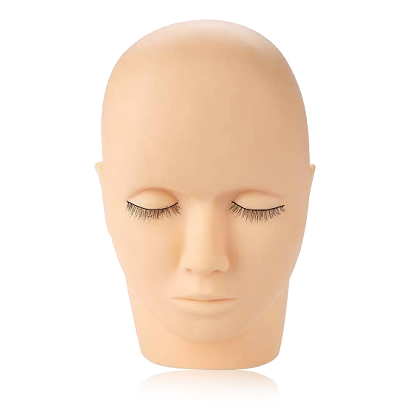 Mannequin Head, Makeup Practice Mannequin Manikin Head Sutiable for Eyelash, Eyebrow, Lip Training