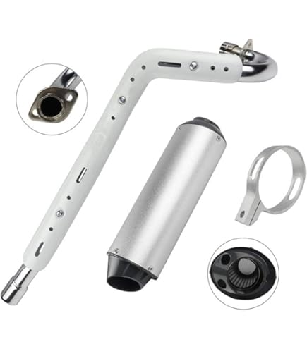 125cc 4 Wheeler 28mm Exhaust Muffler Pipe Kit For 70cc 110cc 125cc CRF50 SSR SDG Dirt Pit Bike E Ssr 125 Exhaust - Foto 3