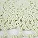 kilofly Crochet Cotton Lace Placemats Doilies 4pc, Oval, Beige, 11.8 x 17.7 inch