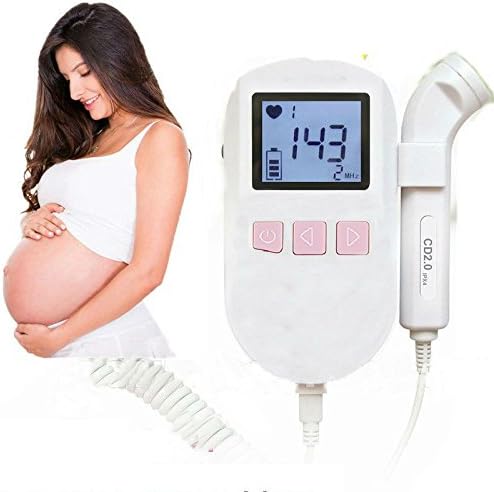 NHNCIO PocketUnborn Baby Heartbeat Moniter Listener for Pregnancy Home Use, Listen to and Record the Sounds Your Baby Makes!