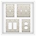 Franklin Brass W35075-SN-C Classic Lace Switch/Decorator Wall Plate/Switch Plate/Cover, Satin Nickel