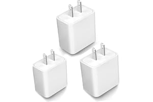 3 Pack USB Wall Charger 5V 2A 10W AC DC Power Adapter for Wyze Cam Pan, WyzeCam, Nest Cam, Dropcam, Furbo Dog, Kasa Cam, YI D