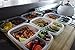 Meal Prep Lunch Containers - BPA Free Bento Boxes with Blue Lids