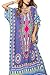 Rbwinner Women's Soft African Print Beach Cover Up Ethnic Dashiki Print Kaftan Bathing Suit Maxi Dress