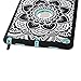 PIXIU iPad Air 2 Case, Heavy Duty Shockproof Protective case Without Screen Protector Rugged Three-Layer Defender Cover For iPad Air 2(A1566/A1567) 2014 Released Mandala Floral/Black