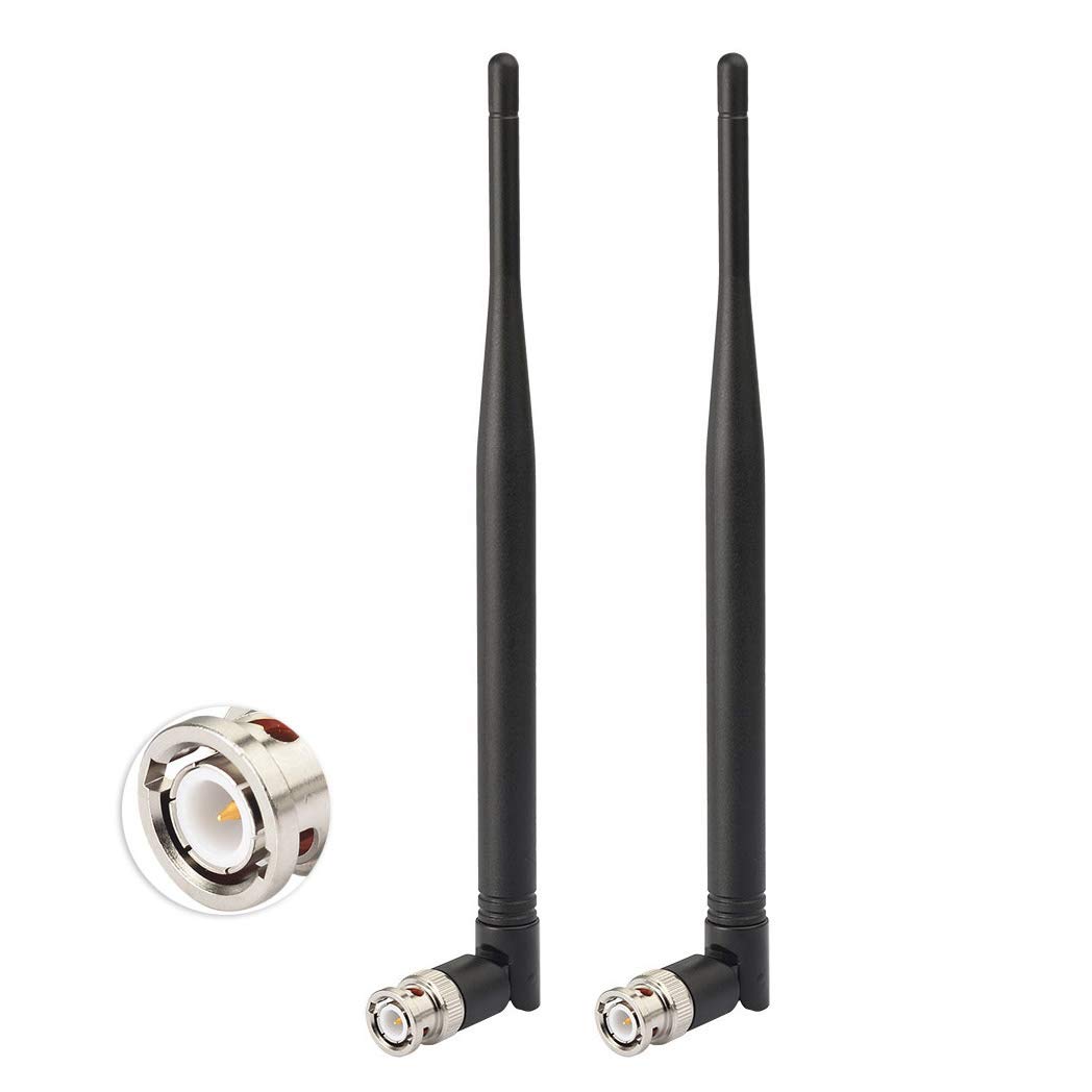 Bingfu Wireless Microphone Receiver UHF 470MHz-960MHz BNC Male Aerial Antenna (2-Pack) for Wireless Microphone System Remote Digital Audio Mic Receiver Tuner Device UHF Ham Radio