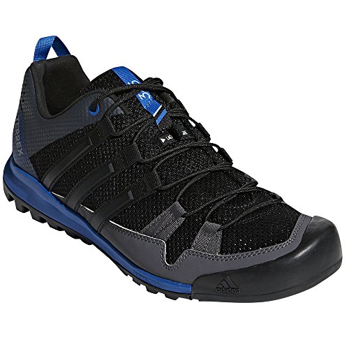 adidas outdoor Mens Terrex Solo Shoe (9 - Black/Black/Blue Beauty)