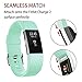 POY Replacement Bands Compatible for Fitbit Charge 2, Classic & Special Edition Sport Wristbands, Large Teal, 1PC