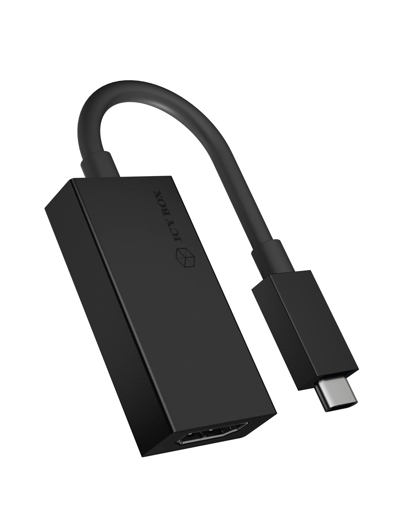 ICY BOX IB-AC534-C Video Adapter USB Type-C (Alternate Mode) to HDMI, 4K Resolution (4096x2160/60Hz), Thunderbolt 3, Black