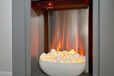 Adam Monet Grey Fireplace Suite with 23 Inch Electric Fire Ambient Glow view 5