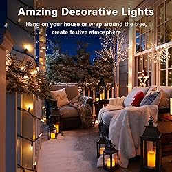 ODEETRONIC Christmas Lights, 21.63ft 100 Count