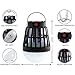 TOPBRY 2018 Leading Edge Model 2-in-1 Rechargeable UV Mosquito killer/Bug zapper and LED Camping Lantern Tent Light, USB and Solar Charging, 2200mAh Battery & Portable, For Outdoor Camping Hiking