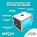Personal Air Cooler | Personal Air Conditioner for Office Desk | Small Portable AC Air Conditioner | Mini Air Conditioner Room Cooler with Built-In LED Night Light | User Friendly Humidifier Cooler