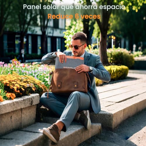 FlexSolar Solar Panel 100W,Foldable Solar Module for Portable Solar Generators Foldable Solar Charger for Small Generators,Mobile Power Supply, PC