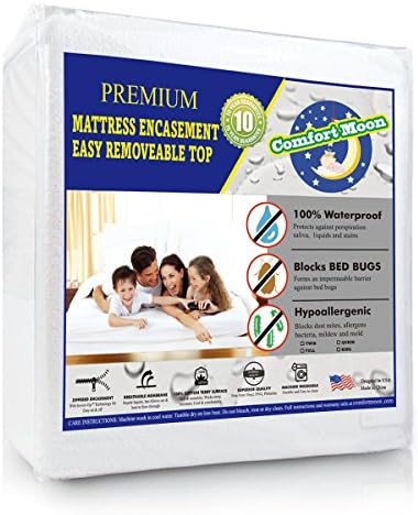 Comfort Moon Mattress Encasement - Removable Top (Twin Mattress Encasement)