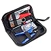 Swpeet 14Pcs Cable Crimper Wire Strippers Tool Kit, Cable Stripper and Cable Crimper with 10Pcs Compression Connectors for Wire Strippers Connector Coaxial RG59 RG6F BNC RCA Crimper Cable Strippers