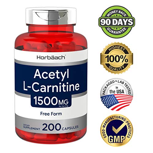 5 Acetyl+L+Carnitine+Capsules+Non+GMO+Horbaach