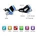 ZZSY Bluetooth Headphones, Wireless Bluetooth Earphone, Stereo in-Ear Noise Cancelling Sweat-Proof Sports Headset with Microphone (Blue)