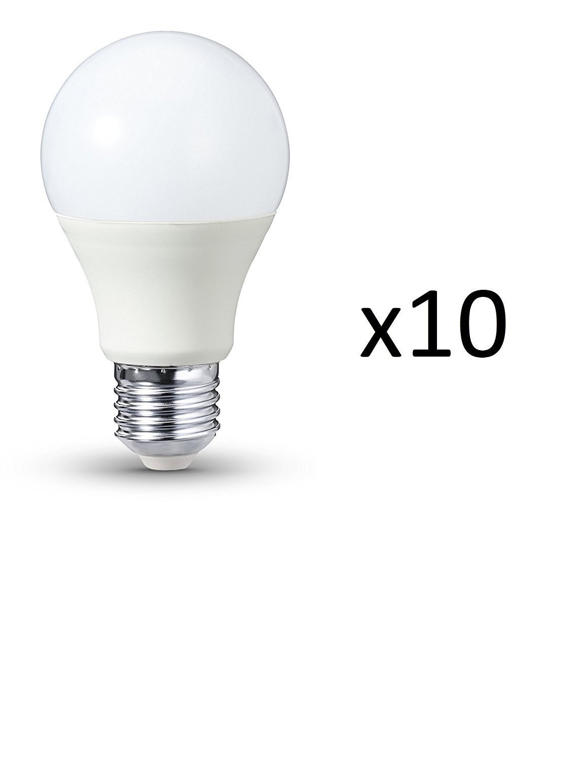 Pack 10PZ. Drop E27 LED Bulb – 18 W (Equal to 121 W) – 230 VAC 1921lm- Bot Lighting Luca Fredda 6500k