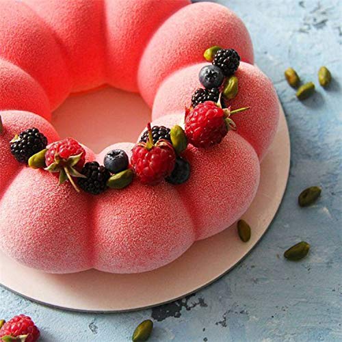 Silicone Mold 3D Garland Wreath Shape for Chocolate Truffle Mousse Cake Dessert Mold - Thumbnail 5