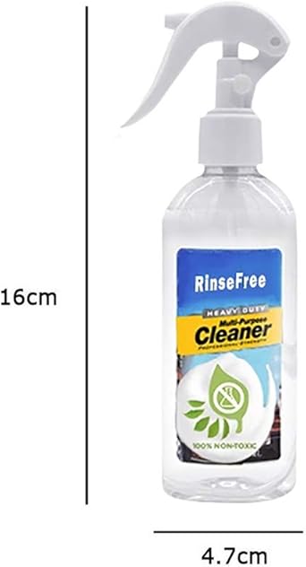 All Purpose Rinse Free Cleaning Spray Cleaner 100ml Fast Safe Rinse Free Fresh Scent Cleaner Dissolve Stubborn Stains Multi Purpose Bubble Cleaner Suitable For All Surface White Amazon Co Uk Grocery