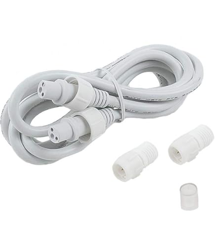 Xunata Pack Of 5 LED Joint Connector, 12MM 4 Pin T Shaped LED Neon Light PVC Splice