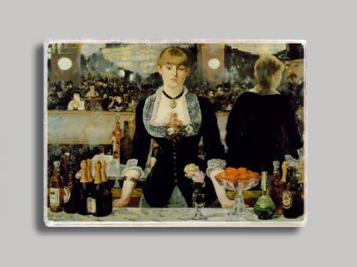 Manet Bar Follies Refrigerator Magnet