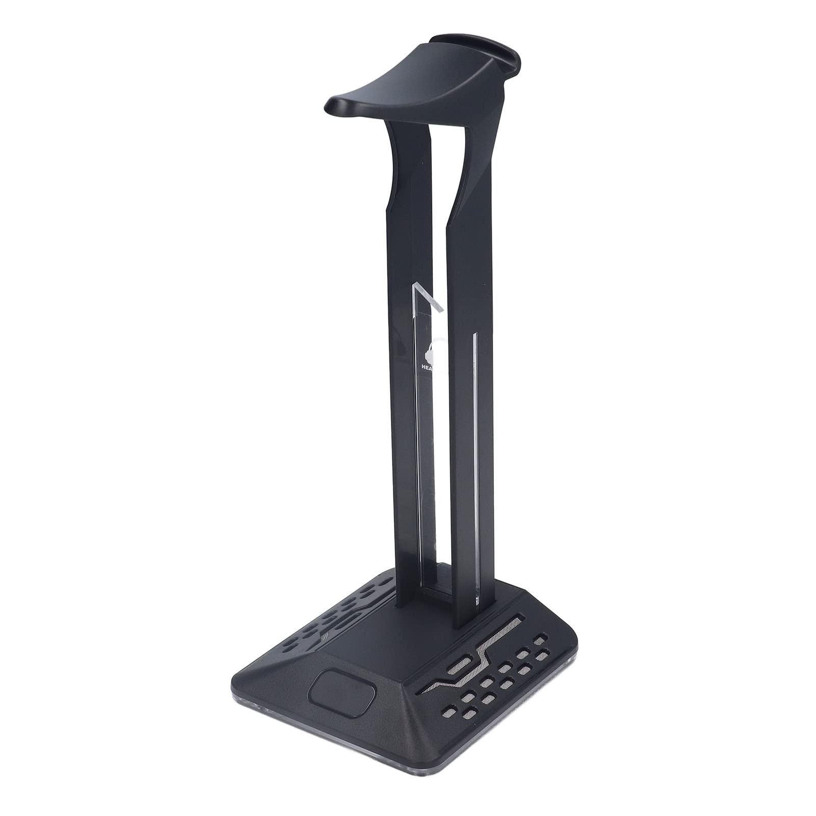 flexman RGB Headphone Stand, DUAL USB 2.0 Ports Multifunction Gaming Headset Holder for Desk Gamer Accessories