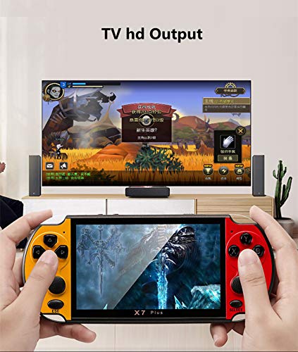 Womdee Handheld Game Console with Built in 200 Games,5inch Double Joystick Classic Arcade Retro Game Player Support Download Games,8GB Portable Video Games Player for Kids Birthday Gifts Presents - Thumbnail 7
