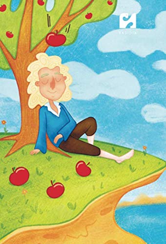 Basidia Isaac Newton And Apple Cartoon Notebook 64 Lined Pages 160 X 235 Mm Basidia Amazon Com Books