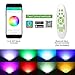 LE iLUX Smart LED Flood Light, Outdoor Plug in, 10W RGB, Dimmable, IP65 Waterproof, Bluetooth Remote Control for iOS and Android, Color Changing with Music, Floodlight for Home, Garden, Balcony, Tree