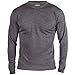 MERIWOOL Mens Base Layer - 100% Merino Wool Midweight Long Sleeve Thermal Shirt Charcoal Gray