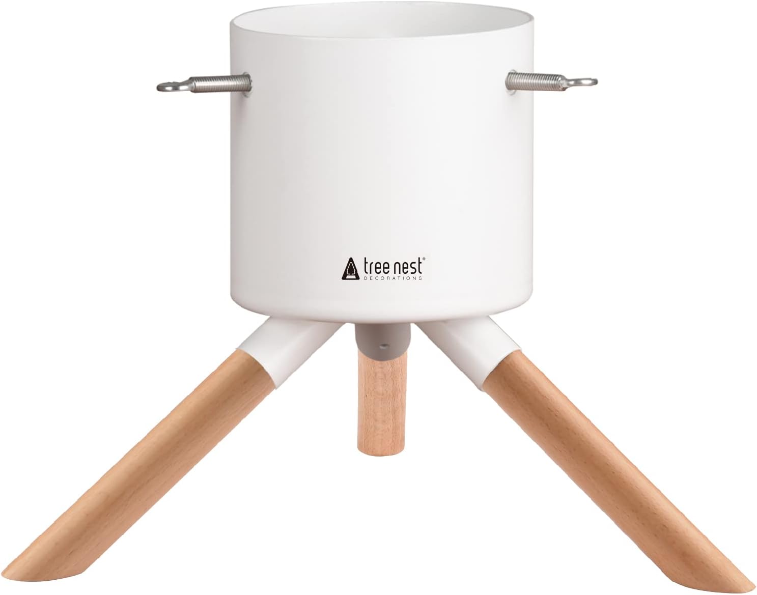 Tree Stands - Tree Nest Christmas Tree Stand Base for 3ft 4ft 5ft Modern Tabletop Christmas Small Tree Mini Christmas Tree Holder for Xmas Tree Decoration (Cosmopolitan,White)