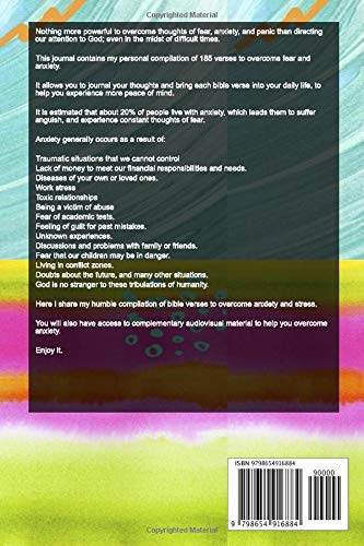 Amazon Com Bible Journal 180 Daily Bible Verses About How To Deal With Anxiety And Stress Powerful Healing Scriptures Including Psalm 91 And 23 A Prayer Journal For Difficult Times 9798654916884 Peace Jonathan Books