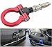 Yunan Racing Tow Towing Hook for Universal BMW European Car Auto Trailer Ring (Red)