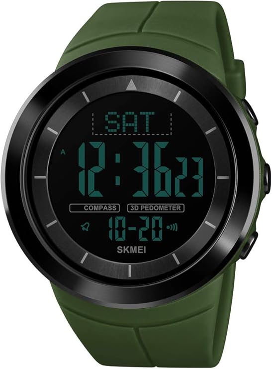 Mens Digital Watch Waterproof Sports Watch Multifunctional