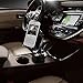 TNP Smartphone Car Mount Holder Charger Station - Universal Car Cup Holder Mount with 3 Sockets and 2 USB Charge Port 2.1A for iPhone 7, 7 Plus, 6, 6 Plus, Samsung Galaxy Android Smart Phone, Camera