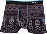 Stance Mens Bones Brief Boxers Underwear Large Black