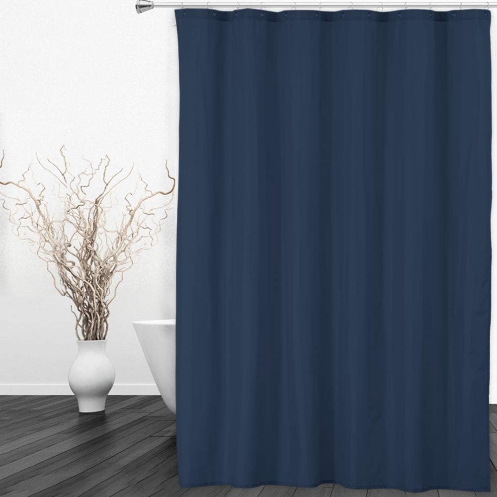 CAROMIO Hotel Quality 100 Waterproof Fabric Shower Curtain