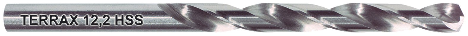 Ruko Terrax HSS-G Spiral Drill Bits 12.2 mm Pack of 5 in Plastic Pack