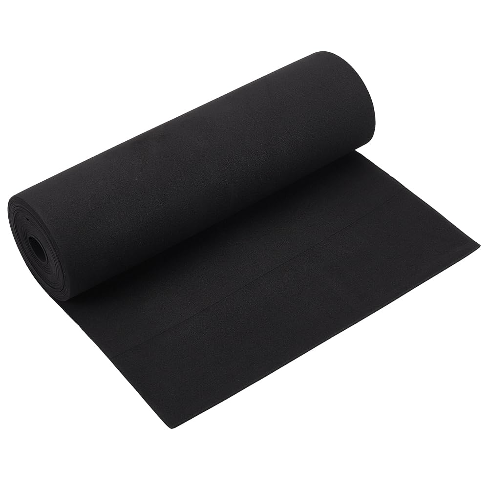 BENECREAT 3m High Density Black EVA Foam Sheet, 300mm x 3000mm x 2mm, Craft/Art Supply Material
