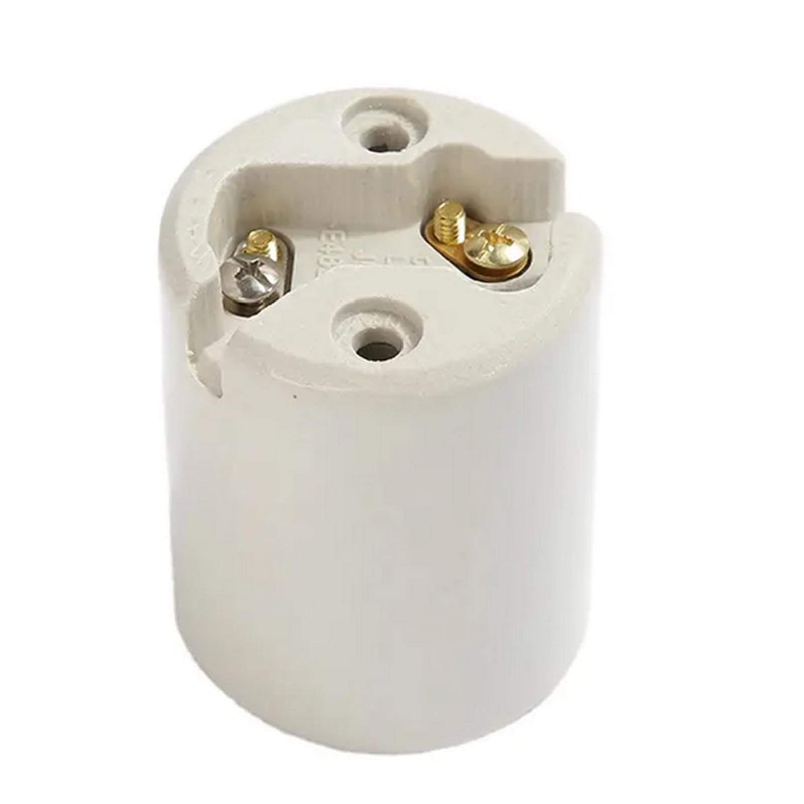 Photo 1 of FINELED Mogul Base Porcelain Lampholder,One-Piece, Keyless, HID, Glazed Porcelain Mogul/Goliath Socket, Push-in ternimal E39 Mogul lampholder,1500W, 4KV-Pulse Rated, White