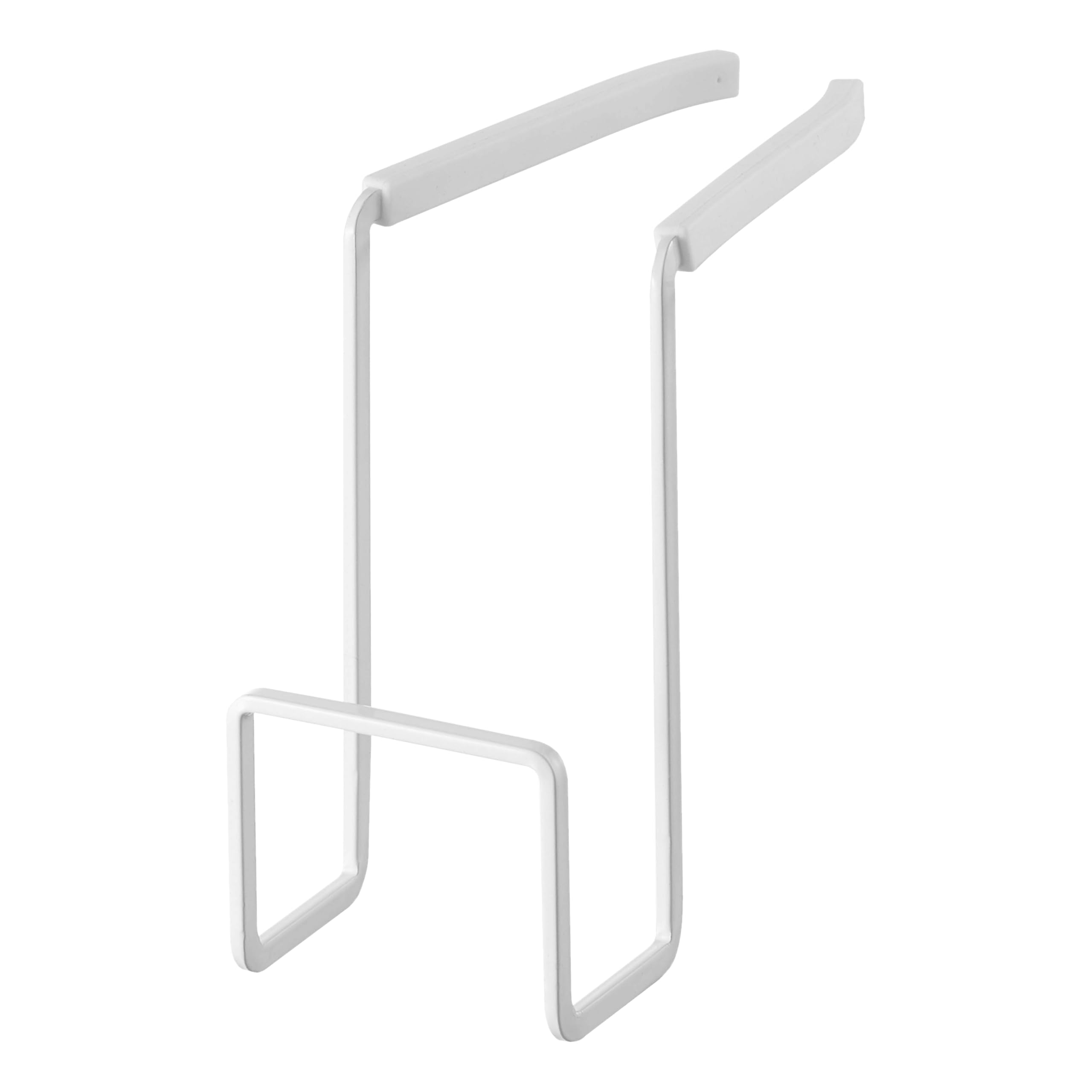 YAMAZAKI Home Faucet-Hanging Kitchen Organizer Sink Rack Basket | Steel | Sponge Holder, Carbon, White, One Size