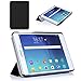 ProCase Folio Case Compatible for Galaxy Tab A 8.0 T350 P350 (Old Model), Slim Lightweight Hard Shell Standing Cover Case for 2015 Galaxy Tab A 8.0 inch SM-T350 Tablet -Black