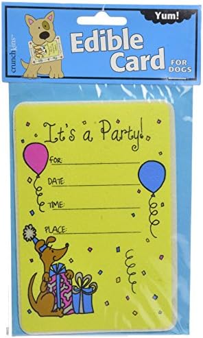 Crunchkins Edible Crunch Card, Birthday Party Invitation