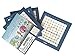 6.2 Inch Double Sided Assorted Pattern Geometric Learning Boards Set of 4 with 5 Instructions Design Cards