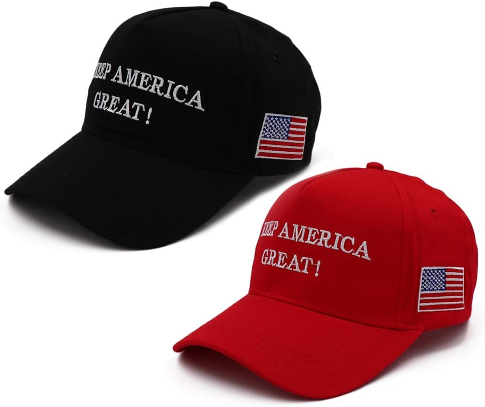 Trump 2024 Hat, Donald Trump 2024 MAGA Hat Embroidery Adjustable Keep America Great Baseball Cap