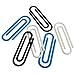 US Toy Dozen Assorted Giant Jumbo Plastic Paper Clips Model Kit, 4.5