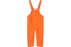 Mud Kingdom Little Boys Girls Overalls Adjustable Cotton Cute Prints