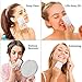 Reusable Makeup Remover Pads+Face Cleansing Mitten, 16 Pcs Soft Bamboo Silk Cotton Round Toner Pads with Laundry Bag